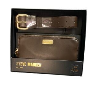 NWOT Steve Madden Brown Belt Bag